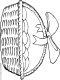 easter basket with eggs coloring page