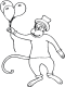 munkey coloring page